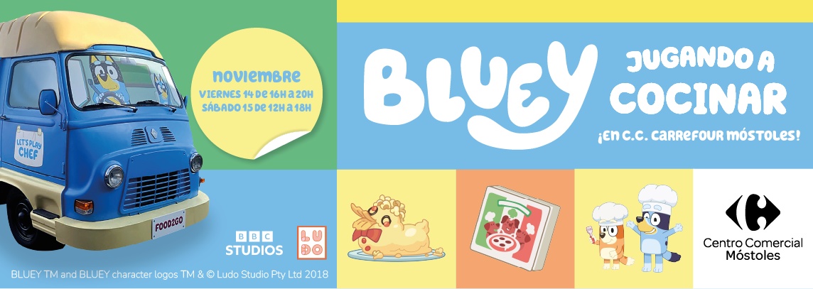 Bluey y Bingo en Móstoles